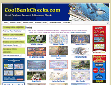Tablet Screenshot of coolbankchecks.com